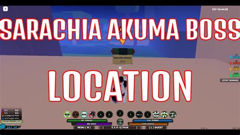 sarachia akuma location.